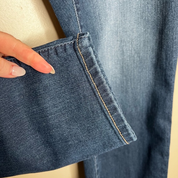 Torrid Denim Plus Size Indigo High Rise Tripe Button Front Denim Jean Jegging 18 - Picture 8 of 16